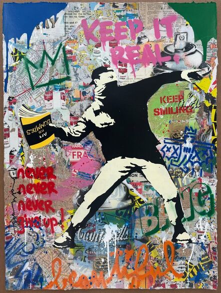 Mr. Brainwash, ‘Banksy Thrower’, 2023