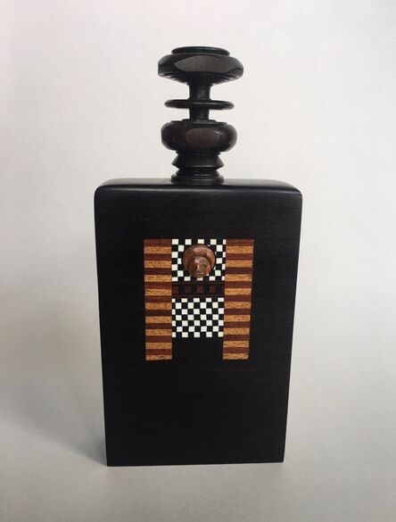 Stephen Mark Paulsen, ‘Chessman #3 - Sculptural Scent Bottle with Inlay’, 1980