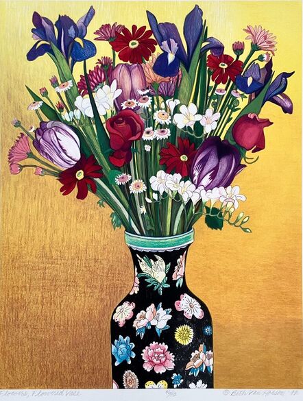 Beth Van Hoesen, ‘Flowers, Flowered Vase’, 1992