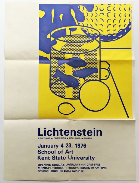 Roy Lichtenstein, ‘Paintings Drawings Collages Prints at Kent State University’, 1976