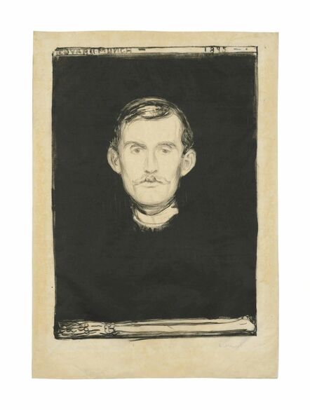 Edvard Munch, ‘Self-Portrait’, 1895