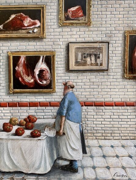 Thomas Bossard, ‘le boucher végétarien’, 2020