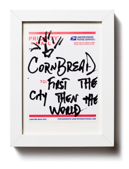 Cornbread, ‘Postal Label Series: Cornbread First the City Then The World  ’, 2024