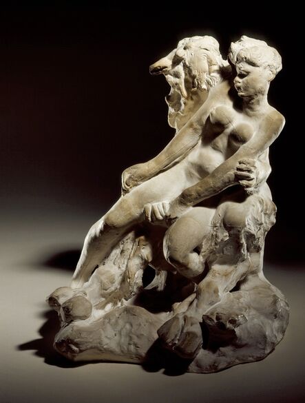 Auguste Rodin, ‘Minotaur or Faun and Nymph’, ca. 1886