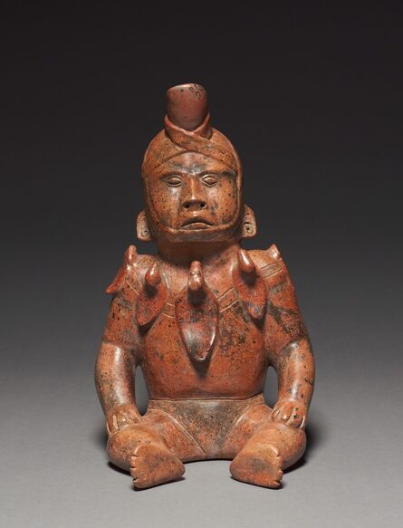 West Mexico, Colima, Comala style, ‘"Horned" Male (Dwarf?)’, 100 BC-AD 300