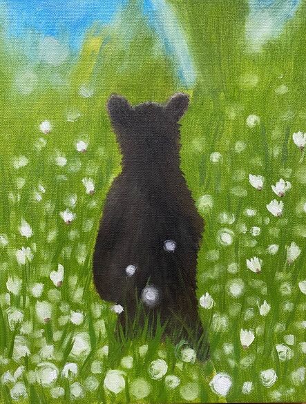 Gemma Kahng, ‘Baby Bear with Flowers ’, 2021