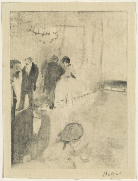 Edgar Degas, ‘The Green Room (Le foyer de l'opera)’, ca. 1880