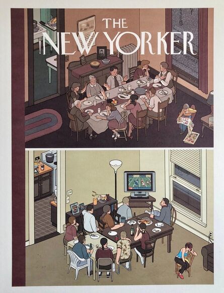Chris Ware, ‘Chris Ware New Yorker Cartoonist Limited Edition Thanksgiving Print NYC’, 2000-2009