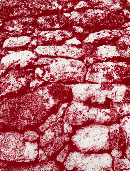 René Treviño, ‘Walls of Yucatán (Carmine Red)’, 2019