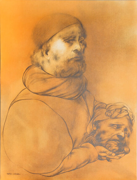 Rafael Coronel, ‘Portrait XVII from Galeria de Arte Misrachi Portfolio’, 1978