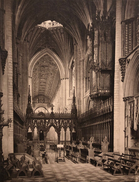 Frederick Henry Evans, ‘Ely Cathedral, Choir to West from Altar’, ca. 1891