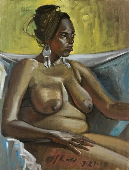 Mark Ross, ‘Untitled (Seated Woman With Yellow)’, 2013