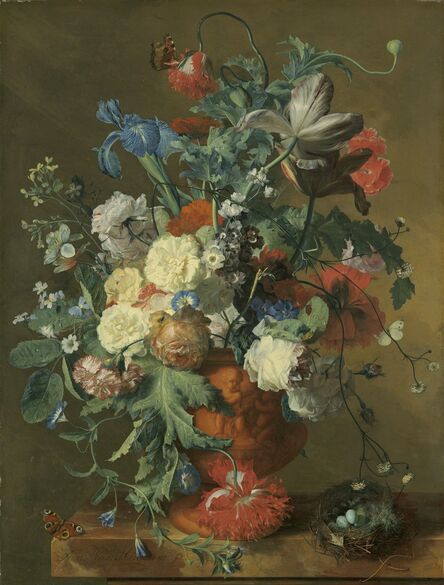 Jan van Huysum, ‘Flowers in an Urn’, ca. 1720