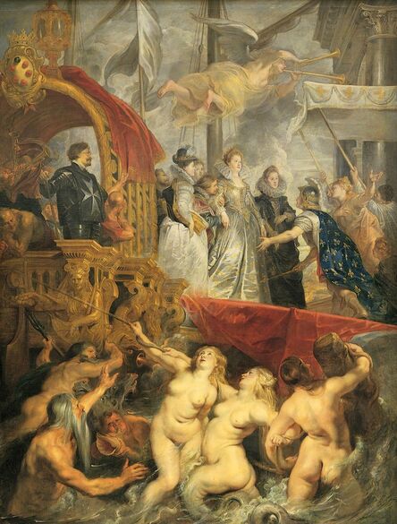 Peter Paul Rubens, ‘Le debarquement de Marie de Médicis au port de Marseille le 3 November 1600 (Maria Medici arrives in Marseille, Nov. 3 1600)’, ca. 1622-1625