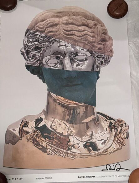 Daniel Arsham, ‘Amalgamized bust of Melpomene (Signed))’, 2023