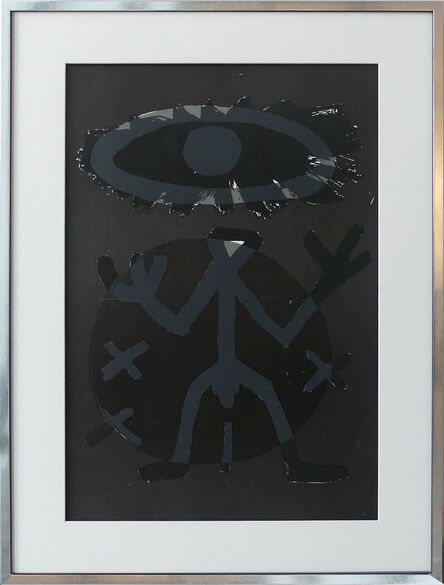 A.R. Penck, ‘Standart Variation Schwarz Grau I’, 1994