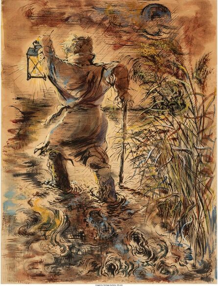 George Grosz, ‘The Wanderer’, 1936
