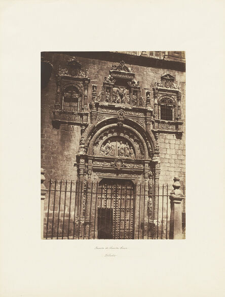 Charles Clifford, ‘Puerta de Santa Cruz, Toledo’, ca. 1860