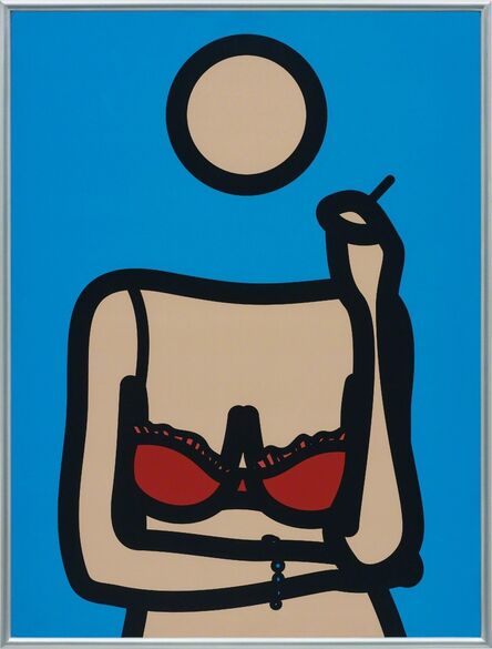 Julian Opie, ‘Ruth with Cigarette 4’, 2005-2006