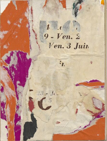 Jacques Villeglé, ‘Quai de la Bastille’, juin 1966
