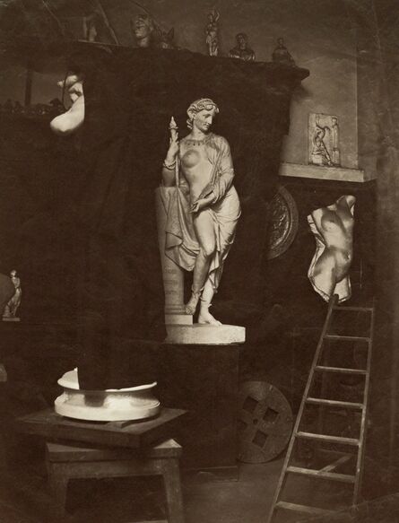 Edmond Lebel, ‘View of the Artist's Studio’, 1860c/1860c