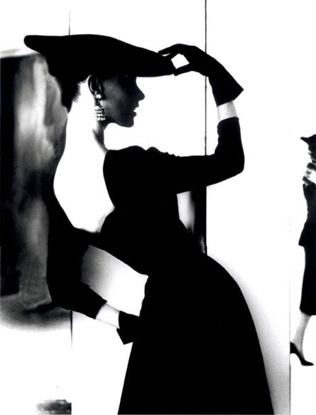 Lillian Bassman, ‘Barbara Mullen, (Flat Hat, Bare Back)’, ca. 1950