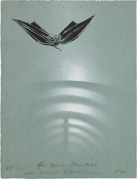 Méret Oppenheim, ‘Schwarzer Schmetterling (Black Butterfly) (C. AB69)’, 1978