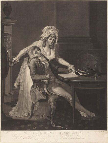 Robert Laurie after Francis Wheatley, ‘The Full of the Honey-Moon’, 1789