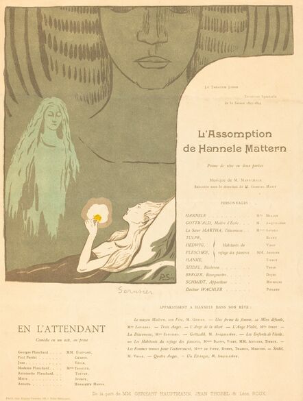 Paul Sérusier, ‘L'Assomption de Hannele Mattern; En l'attendant’, 1894