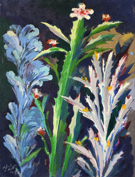 Mohamed Abla, ‘Cactus in Blue’, 2020