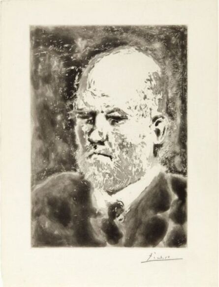 Pablo Picasso, ‘"Portrait de Vollard I" ’, 1937
