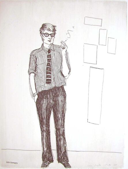 Elizabeth Peyton, ‘David Hockney (from the cover of That's the Way I See It)’, 2002