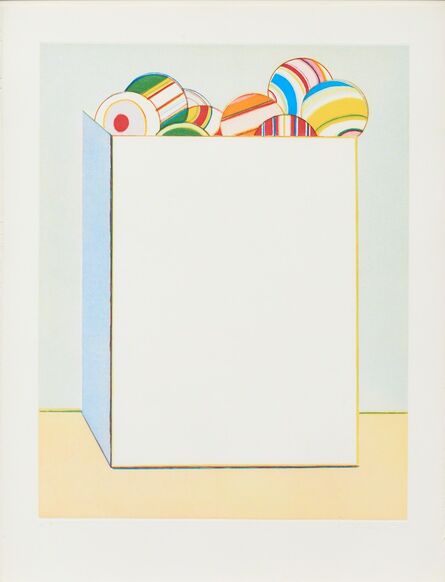 Wayne Thiebaud, ‘Boxed Balls’, 1979