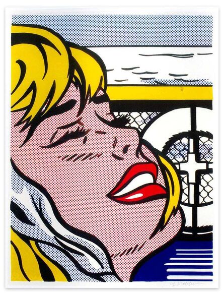 Roy Lichtenstein, ‘Shipboard Girl - Original Lithograph by Roy Lichtenstein - 1965’, 1965
