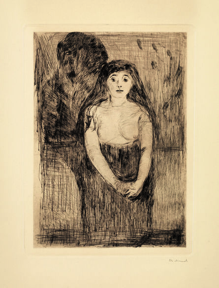 Edvard Munch, ‘Modellstudie (Study of a Model)’, 1894