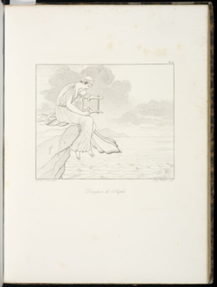 Anne-Louis Girodet-Trioson, ‘D‚sespoir de Sapho’, 1829