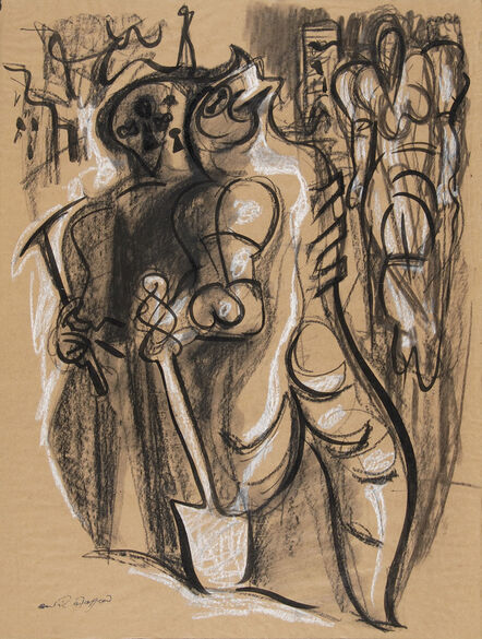 André Masson, ‘ Serruriers (Locksmiths)’, 1946