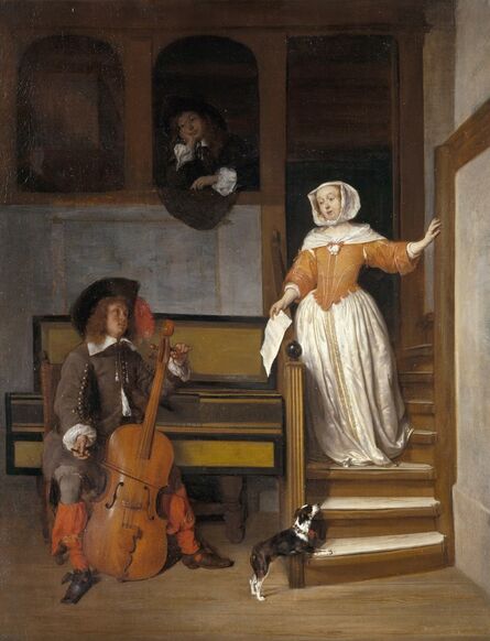Gabriel Metsu, ‘The Cello Player’, 1658