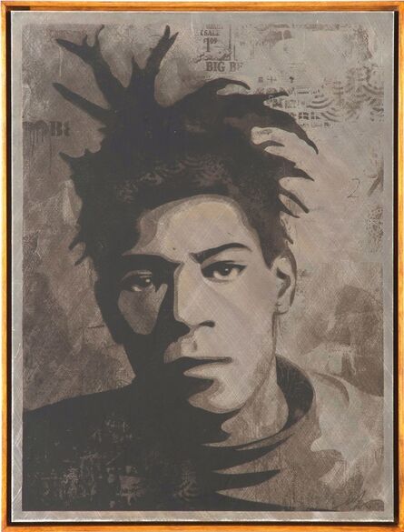 Shepard Fairey, ‘Basquiat Canvas Print Metal’, 2010
