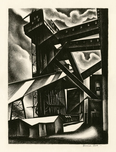 Howard Cook, ‘Edison Plant’, 1930