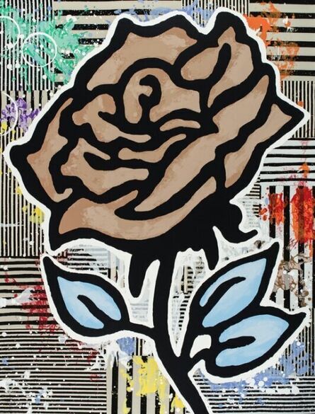 Donald Baechler, ‘Brown Rose’, 2015