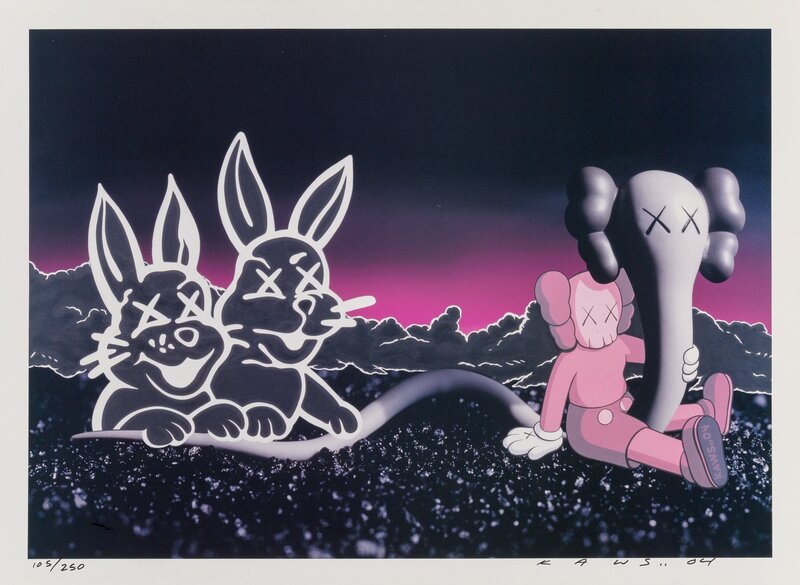 KAWS, ‘Undefeated Billboard’, 2004, Print, Offset lithograph in colors on paper, Heritage Auctions
