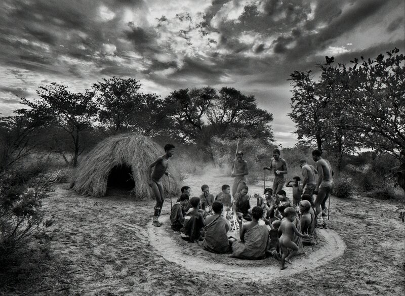 Sebastião Salgado, ‘Bushmen, Botswana’, 2008, Photography, Silver gelatin print, Robert Klein Gallery