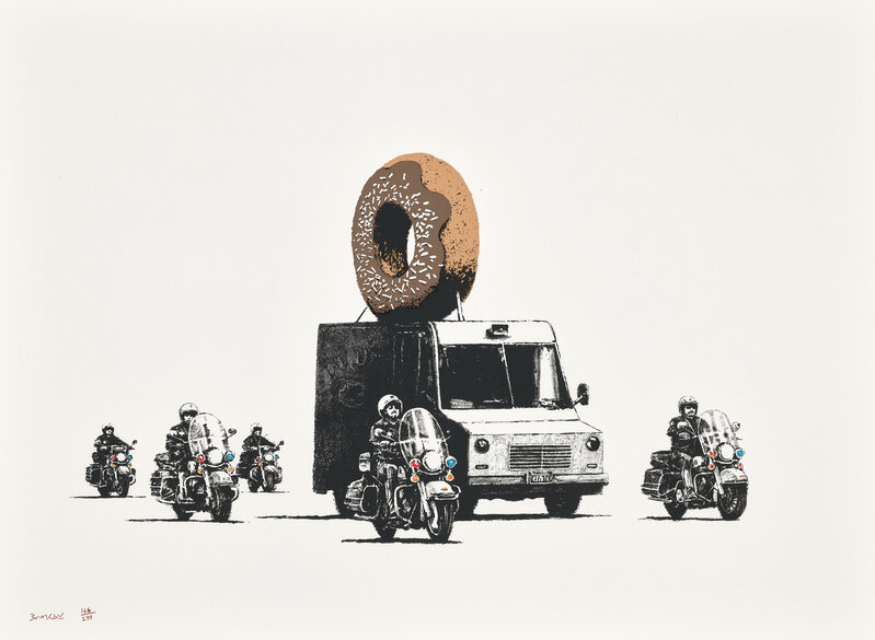 Banksy, ‘Donuts (Chocolate)’, 2009, Print, Screenprint in colours, on Arches 88 paper, with full margins., Phillips