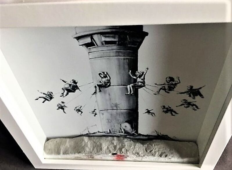 Banksy, ‘Walled off ’, 2018, Ephemera or Merchandise, Piece of concrete, AYNAC Gallery