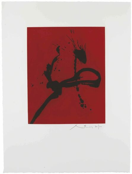 Robert Motherwell, ‘Gesture IV (State I)’, 1977