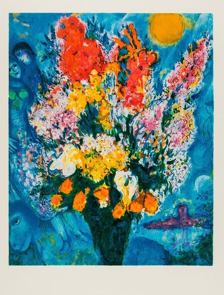 After Marc Chagall, ‘Le Bouquet Illuminant le Ciel’, 1994