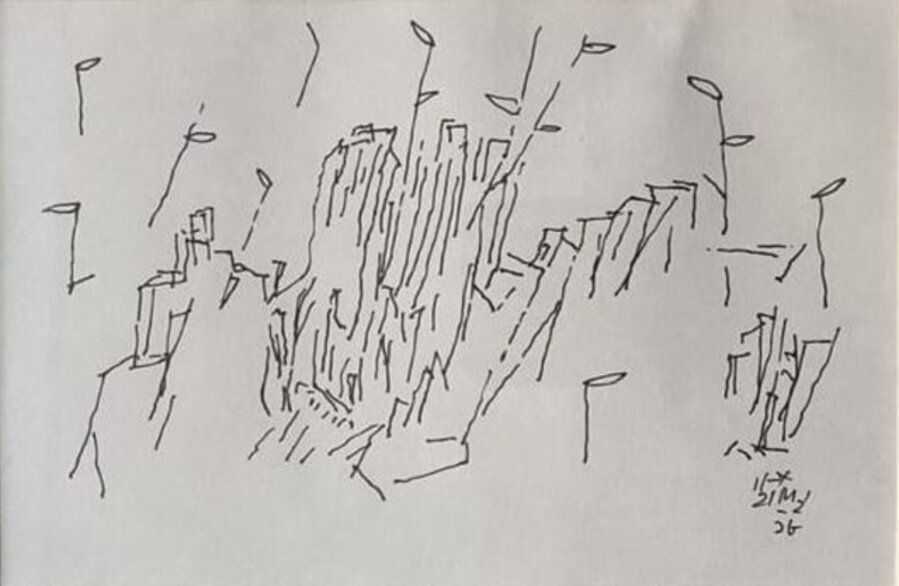 Untitled, Pen & Ink on Paper