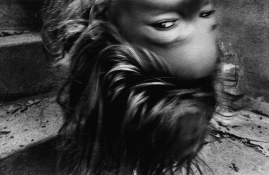 Upside-Down Girl ("The Day the Police Came"), October
