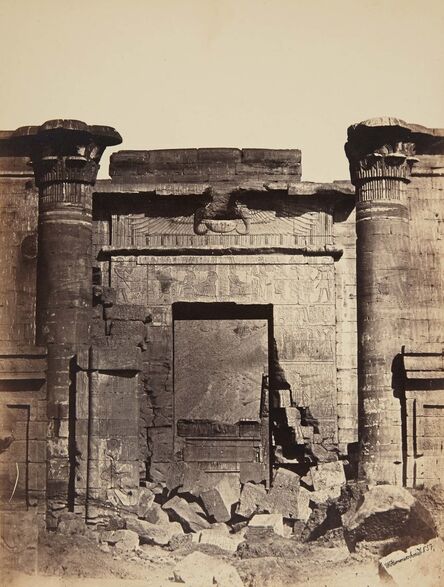 Wilhelm Hammerschmidt, ‘Group of photographs of Egyptian antiquities (Thebes, Gyzeh) on publisher's mounts’
